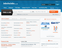 Tablet Screenshot of jobsitejobs.co.uk